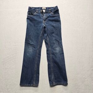 Gap Kids Straight‎ Fit Jeans Dark Wash Denim Classic Youth Size 10